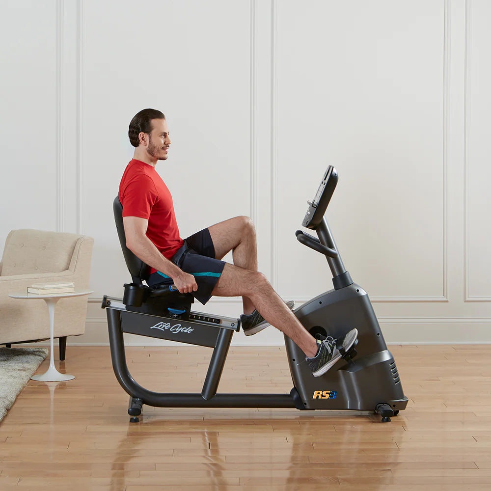 LifeFitness RS3 Recumbent Step-Through Lifecycle Exercise Bike